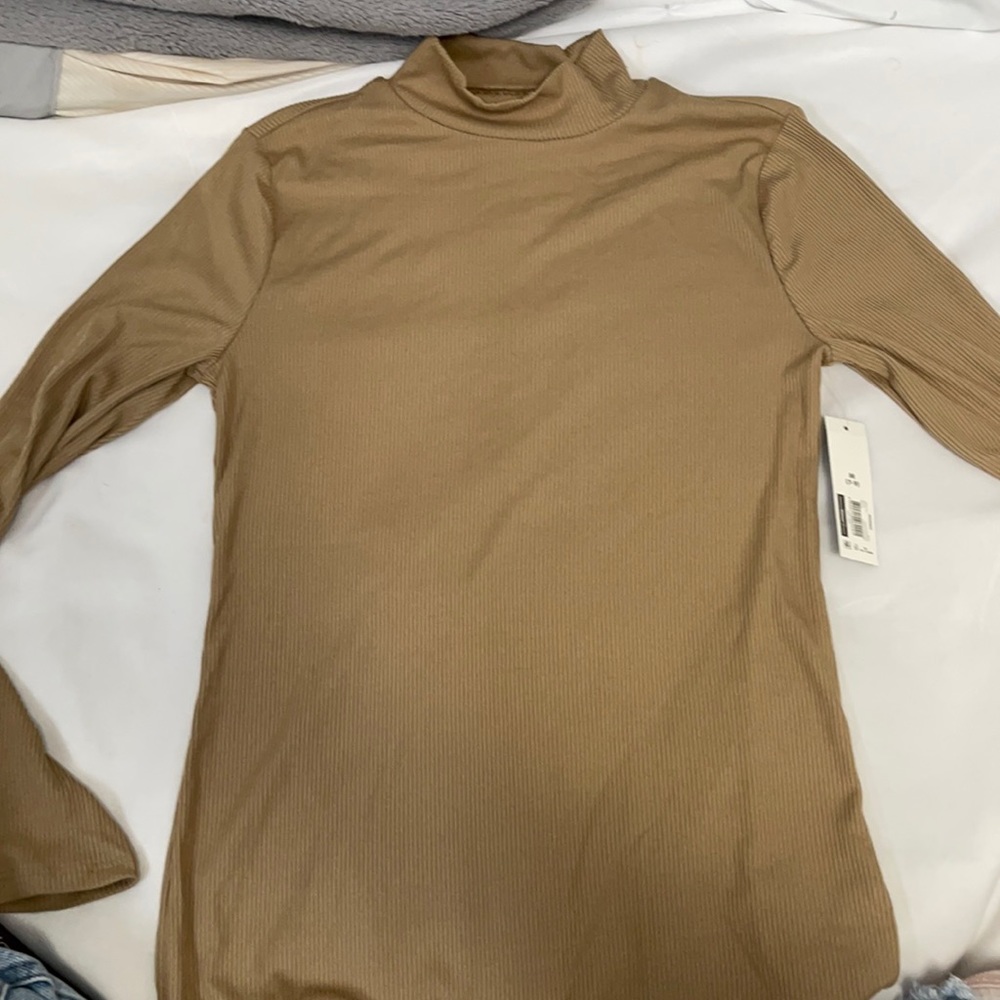 tan turtle neck